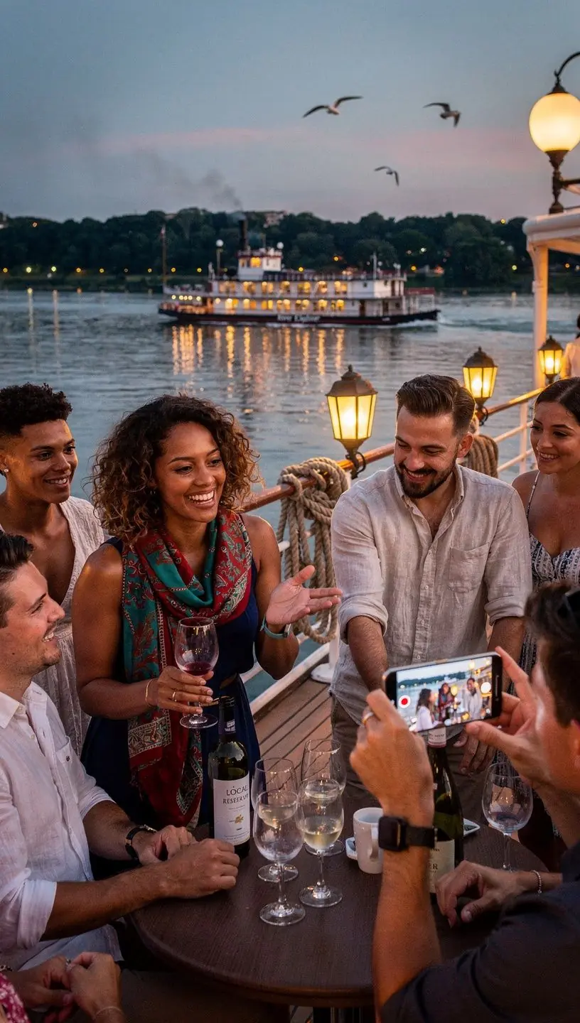 Экскурсия по историческому порту с характерной архитектурой зданий.