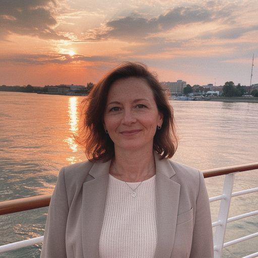 Счастливая семья на палубе, любующаяся видами во время круиза.